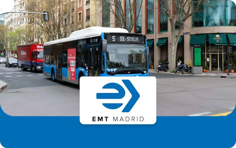 Billet Billets aller simple EMT Madrid : Aéroport de Madrid Barajas vers/depuis la gare routière de Madrid Atocha