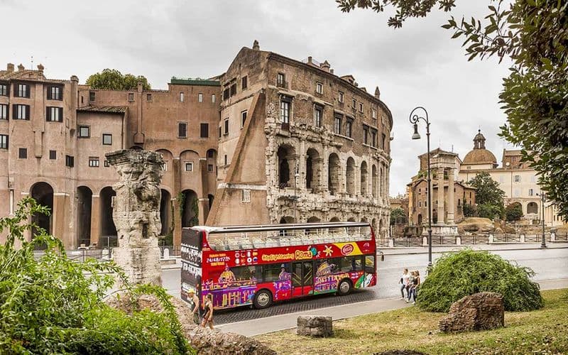 Billet Combo : Accès au Colisée + Tour en bus Hop-On Hop-Off de Rome