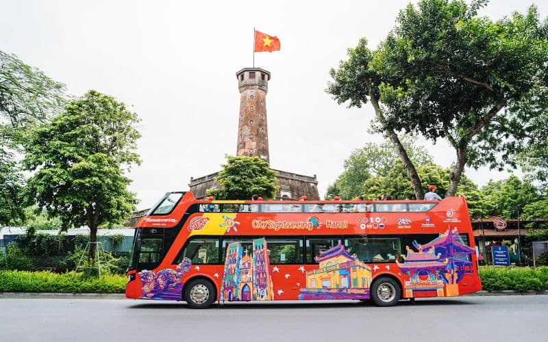 City Sightseeing : Tour en bus Hop-On Hop-Off d'Hanoï
