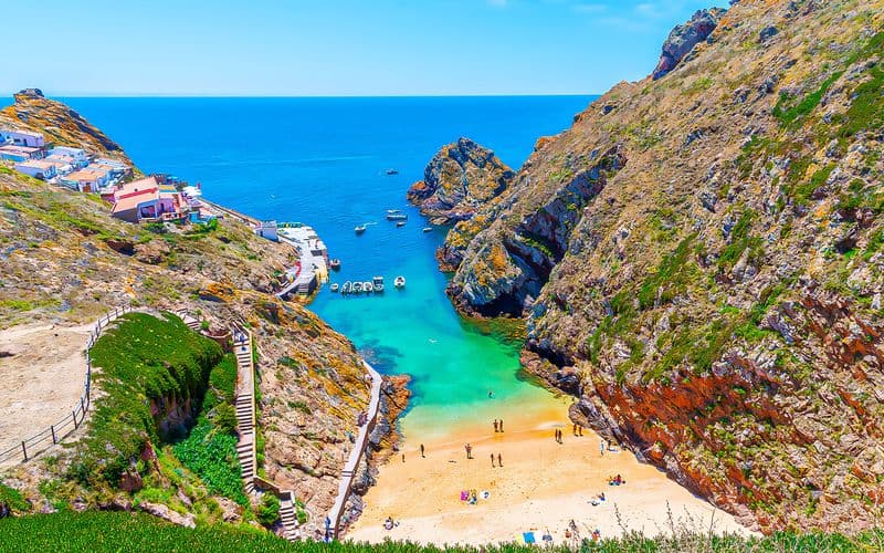 Billet Visite de l'île de Berlenga Grande avec visite en bateau des grottes depuis Lisbonne