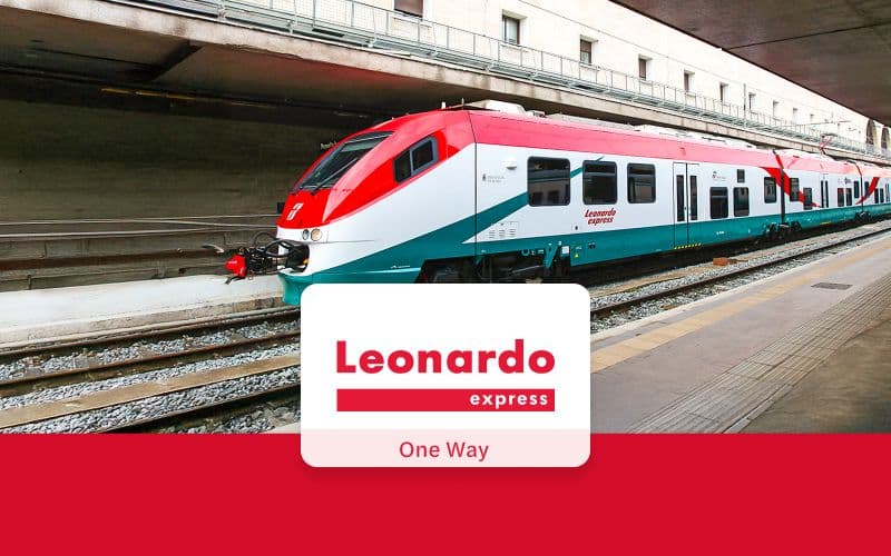 Leonardo Express : Navettes en train aller simple entre l'aéroport de Fiumicino et la gare de Rome Termini
