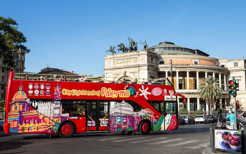 City Sightseeing : Palermo Hop-On Hop-Off bus tour en bus Hop-On Hop-Off