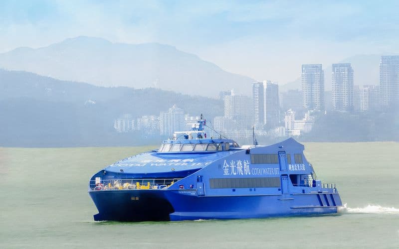 Billet Billets pour le Cotai Water Jet : Du terminal ferry de Hong Kong-Macau au terminal ferry de Macao Taipa