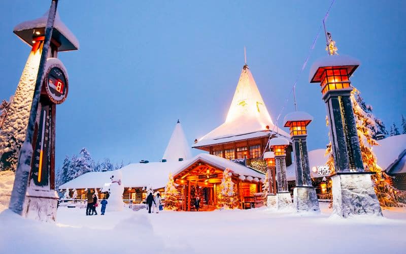 Depuis Rovaniemi : Visite guidée du village du Père Noël