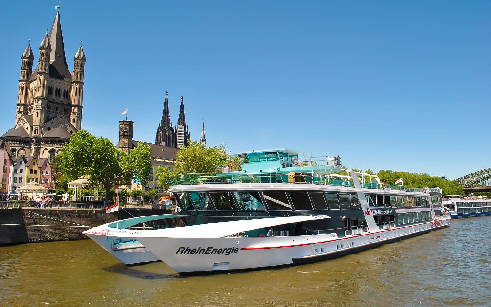 Croisière panoramique d'une heure à Cologne avec audioguide