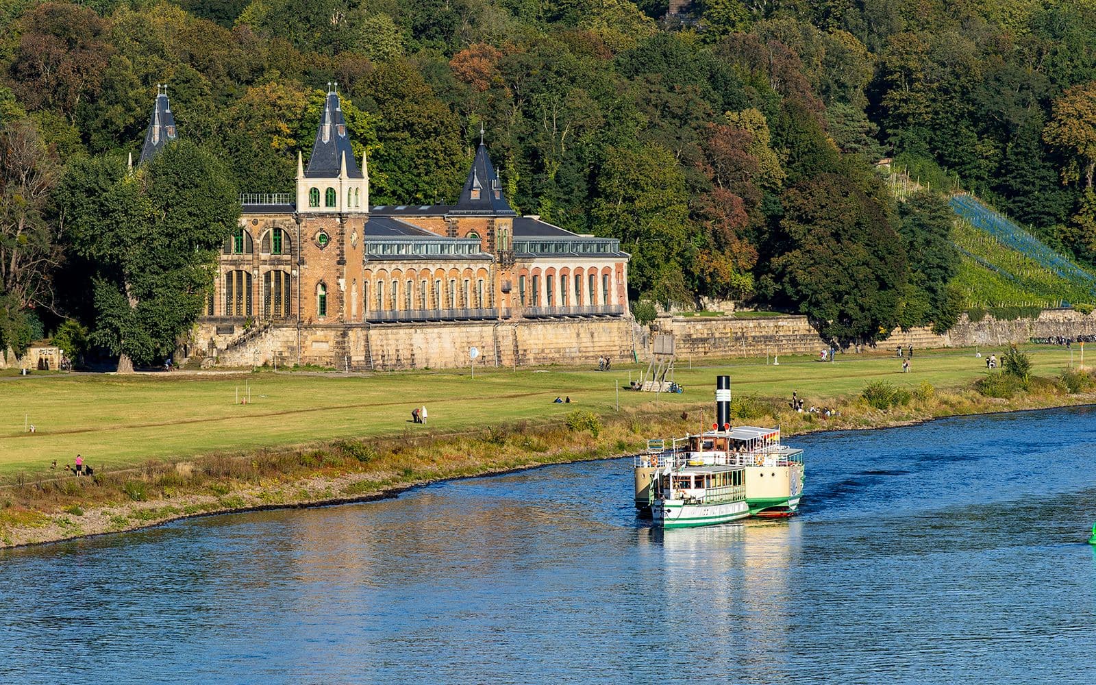 Croisière sur l'Elbe vers le château de Pillnitz