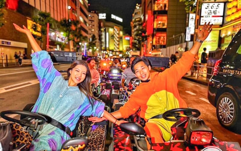 Billet Tokyo : Shibuya, Harajuku et Shinjuku - 75 minutes de karting avec Monkey Kart