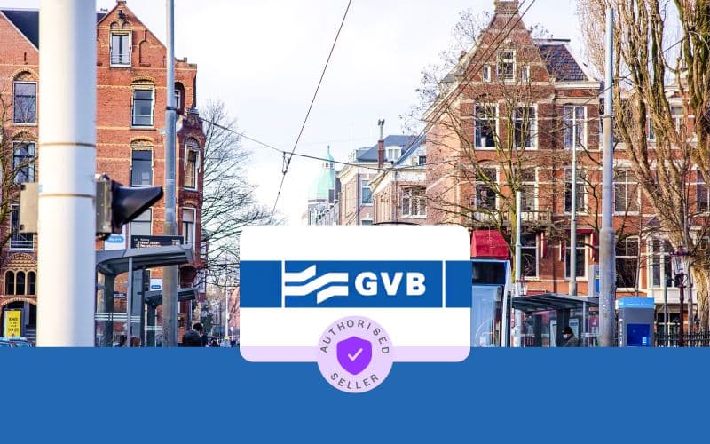 Billet Amsterdam GVB Public Transport Pass avec Digital City Audioguide