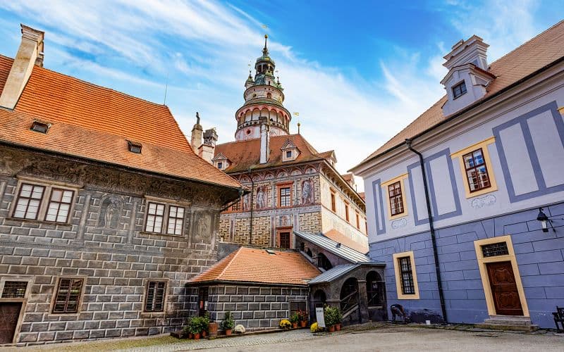 Billet Depuis Prague : Visite guidée de Cesky Krumlov avec entrée au château en option