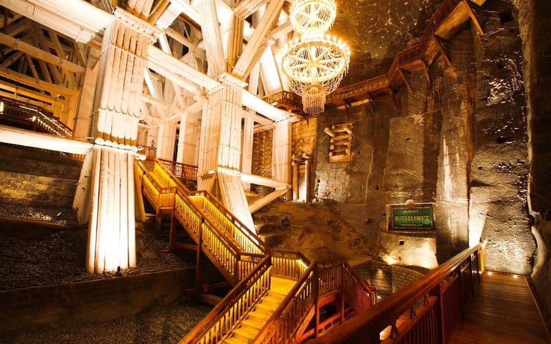 Visite guidée de la mine de sel de Wieliczka avec billets coupe-file