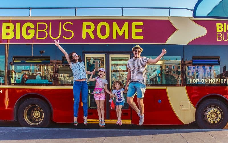 Billet Big Bus : Tour en bus Hop-On Hop-Off de Rome