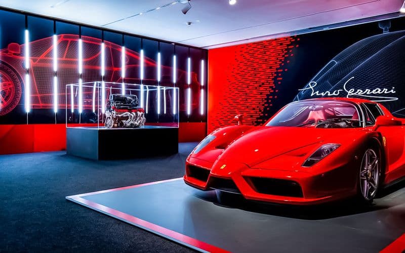 Combo : Billets pour le musée Ferrari de Maranello + le musée Enzo Ferrari de Modène