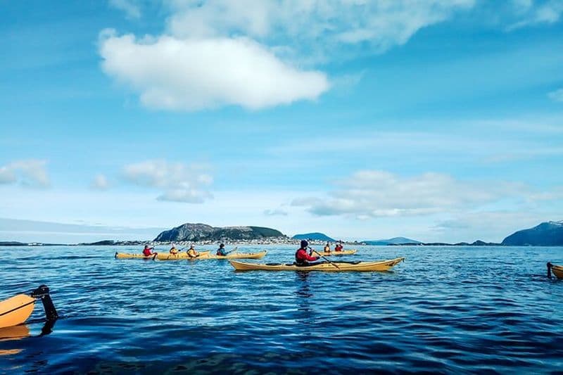 Balade en kayak à Ålesund