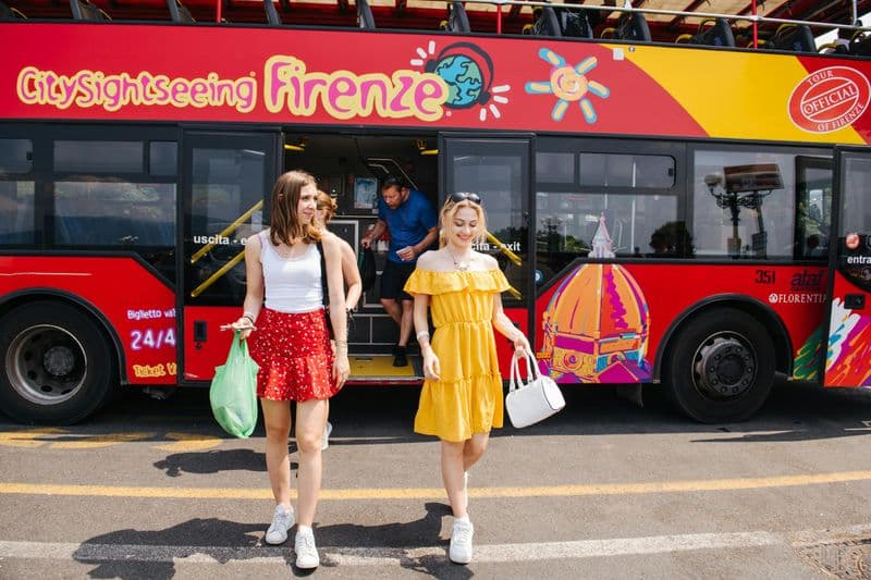 Bus touristique City Sightseeing de Florence