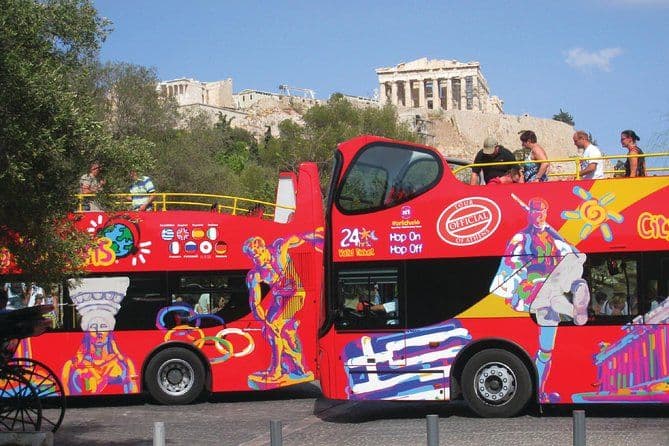 Bus touristique City Sightseeing d'Athènes