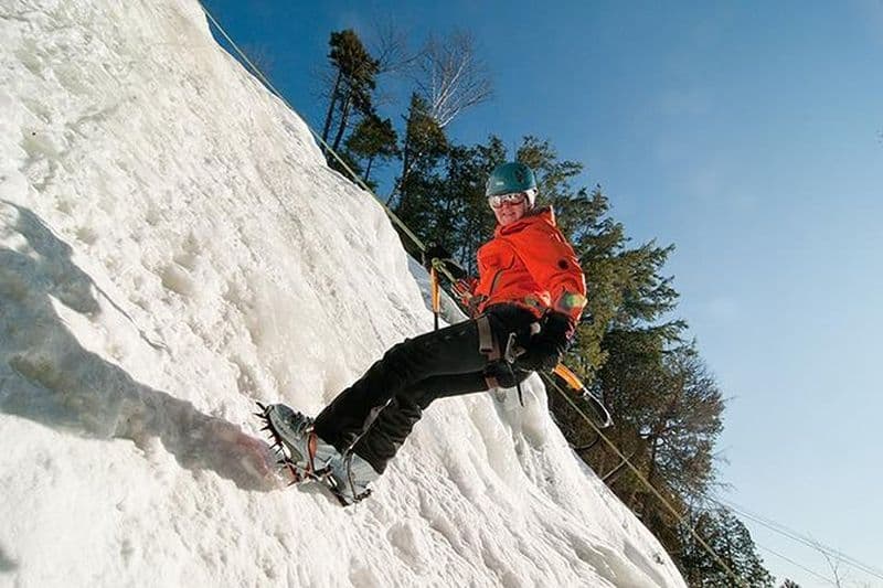 Cours d'escalade sur glace à Tremblant