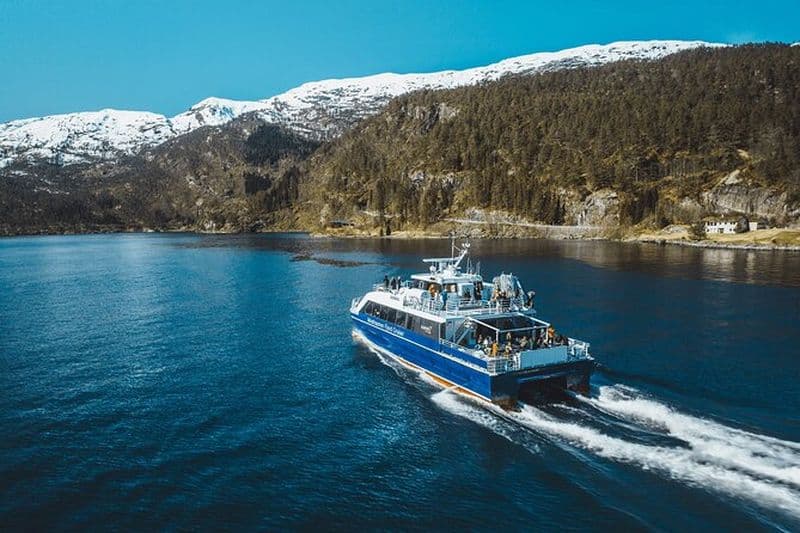 Croisière dans le fjord et la cascade de Mostraumen au départ de Bergen