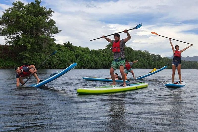Cours privé de paddle surf l'après-midi à Kanchanaburi