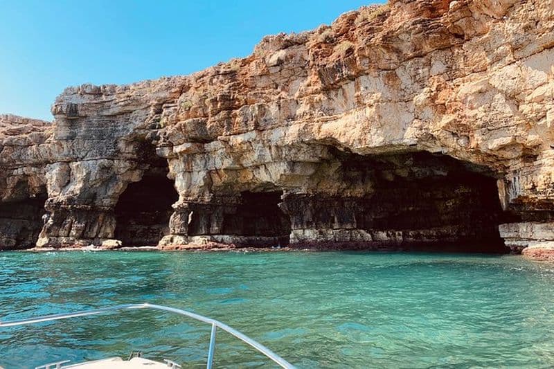 Billet Balade en bateau vers les grottes de Polignano a Mare