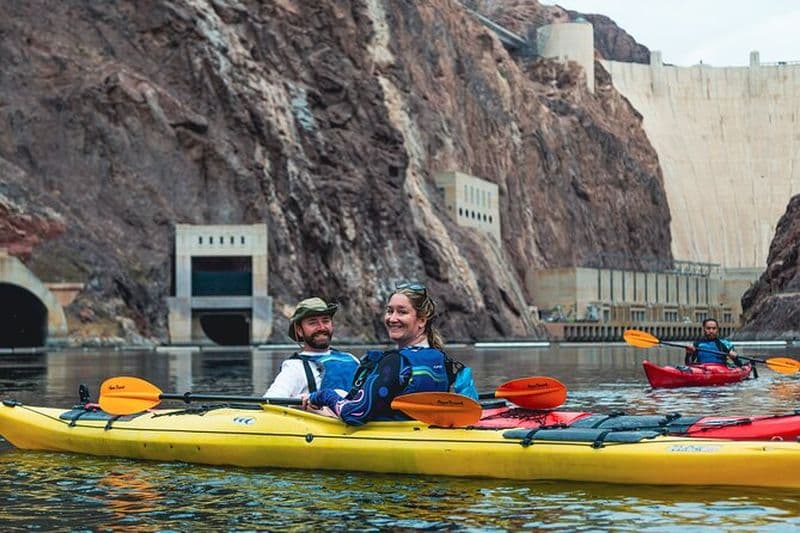 Excursion en kayak au barrage Hoover à Las Vegas