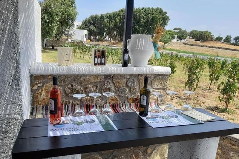 Dégustation de vins à Mykonos