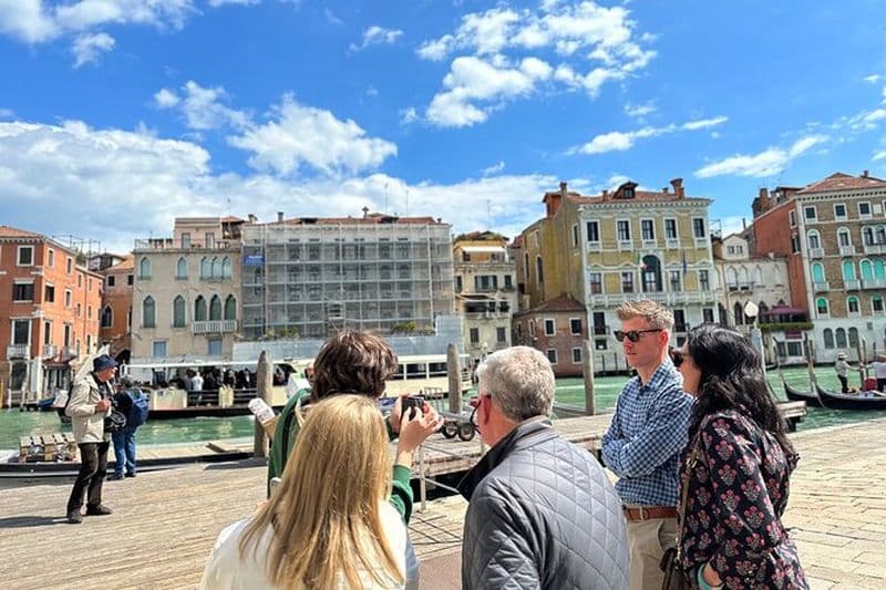 Tour gastronomique de Venise avec déjeuner et dégustation de vins au marché de Rialto