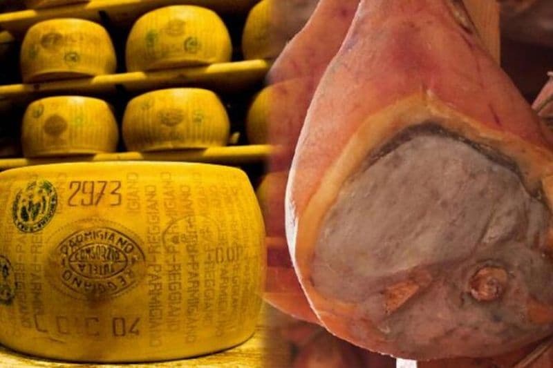 Visite du Parmesan et du Jambon de Parme avec dégustations