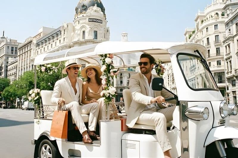 Billet Visite guidée en tuk tuk à Madrid