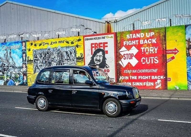 Tour politique en taxi à Belfast