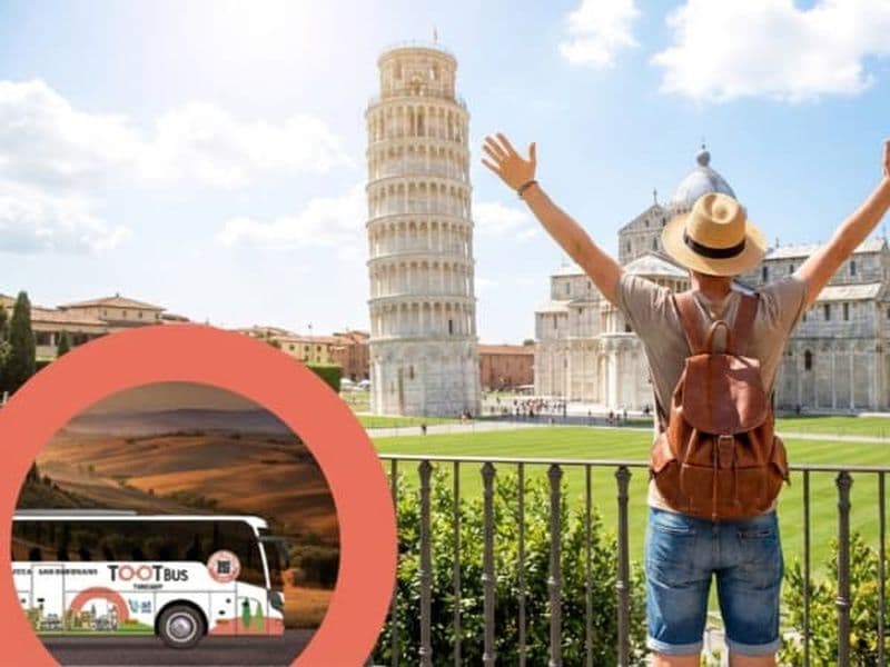 Billet Pass bus de 3 jours en Toscane avec trajets flexibles entre les villes