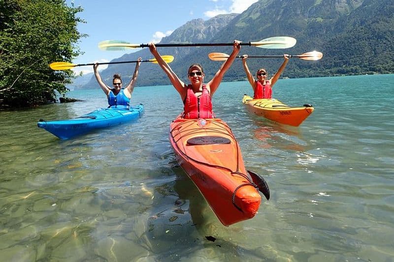 Balade en kayak sur le lac de Brienz depuis Interlaken
