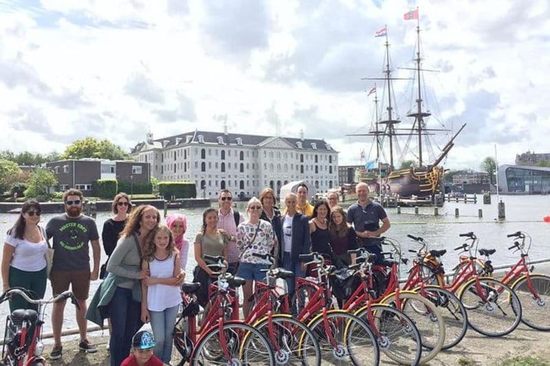 Billet Visite guidée historique d'Amsterdam à vélo