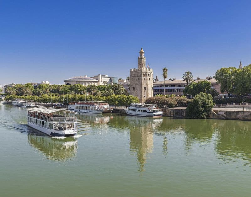 Balade en bateau sur le fleuve Guadalquivir à Séville