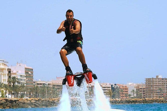Expérience de flyboard à Torrevieja