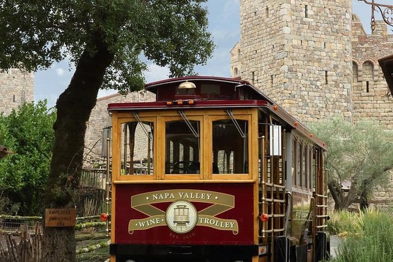 Tour du vin en tramway dans la vallée de Napa