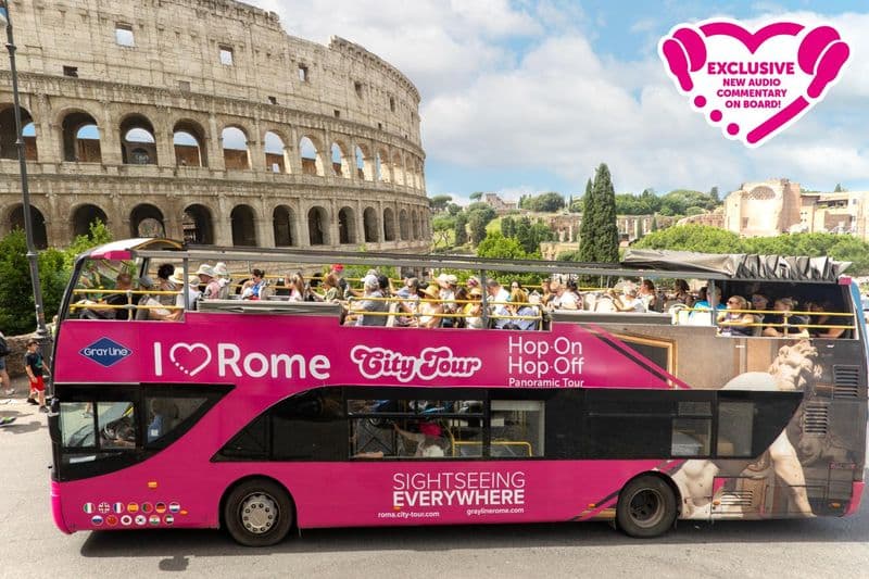 Bus touristique I Love Rome