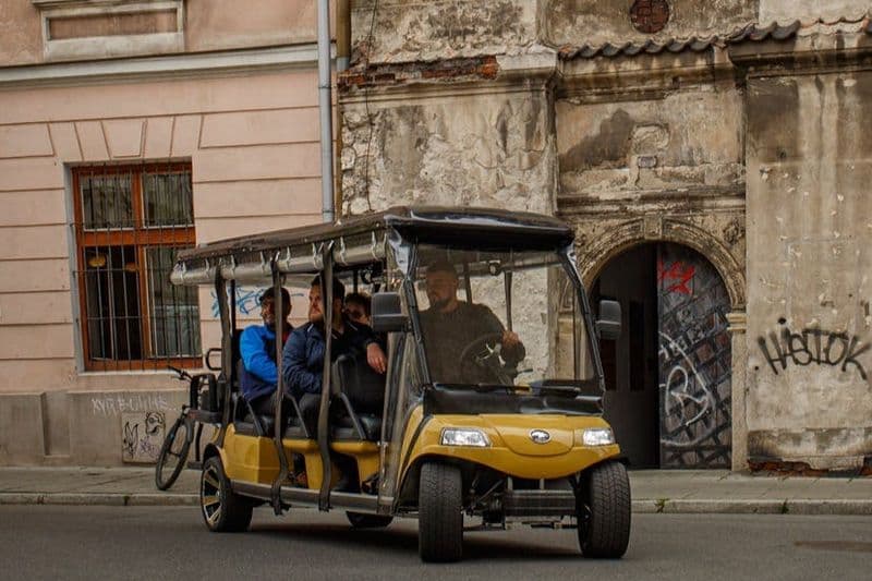 Billet Balade en voiturette de golf à Cracovie