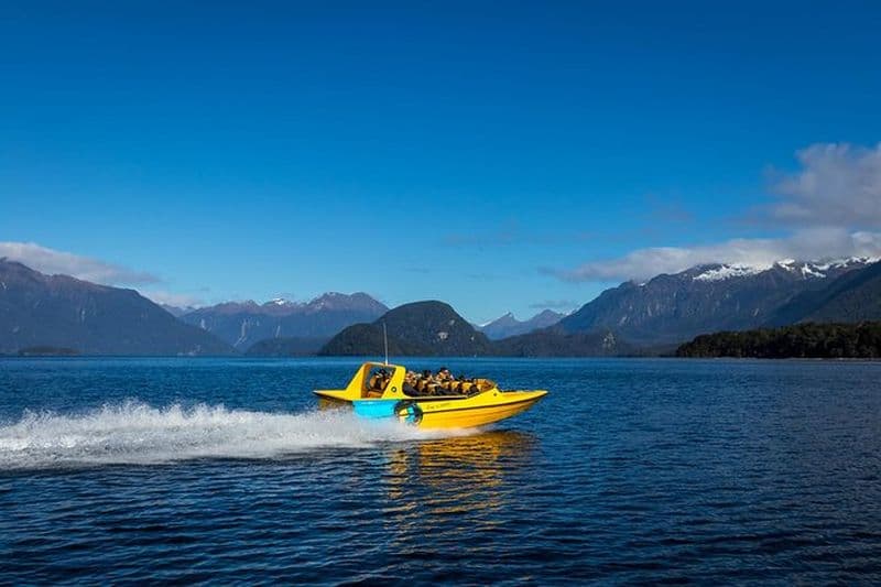 Billet Excursion en bateau rapide dans le Parc National de Fiordland à Te Anau