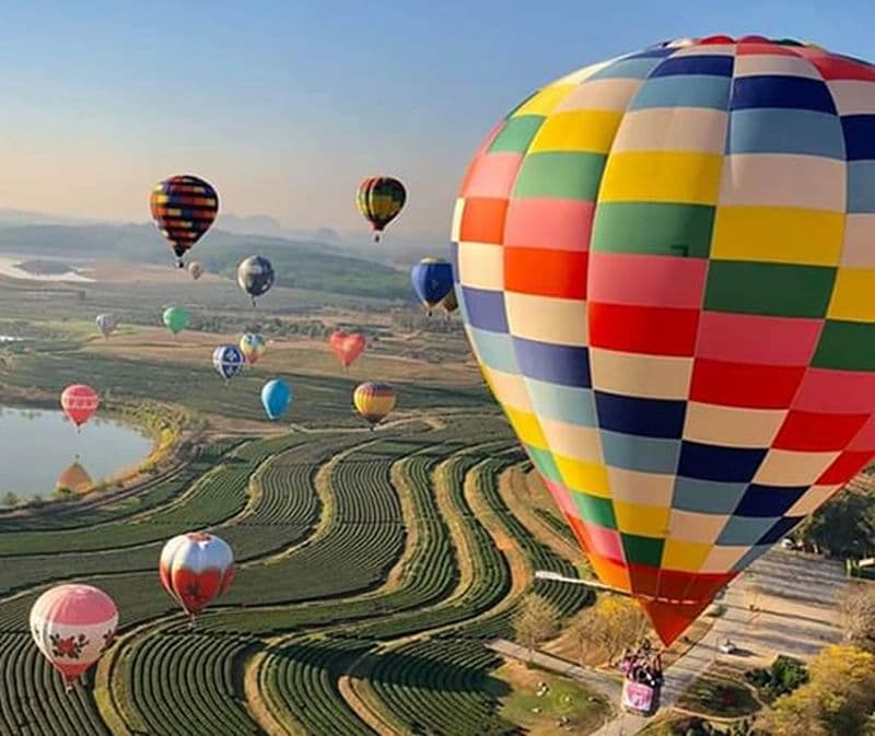 Vol en montgolfière à Chiang Mai
