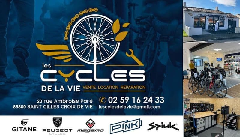 Location de vélos chez Les cycles de la vie