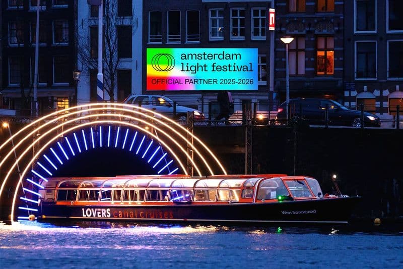 Billet Amsterdam Light Festival Cruise from Central Station