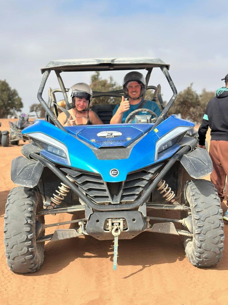 Billet Tifnit dunes half-day tour with buggy ride and sandboarding