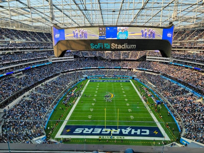 Los Angeles Chargers Football Game at SoFi Stadium