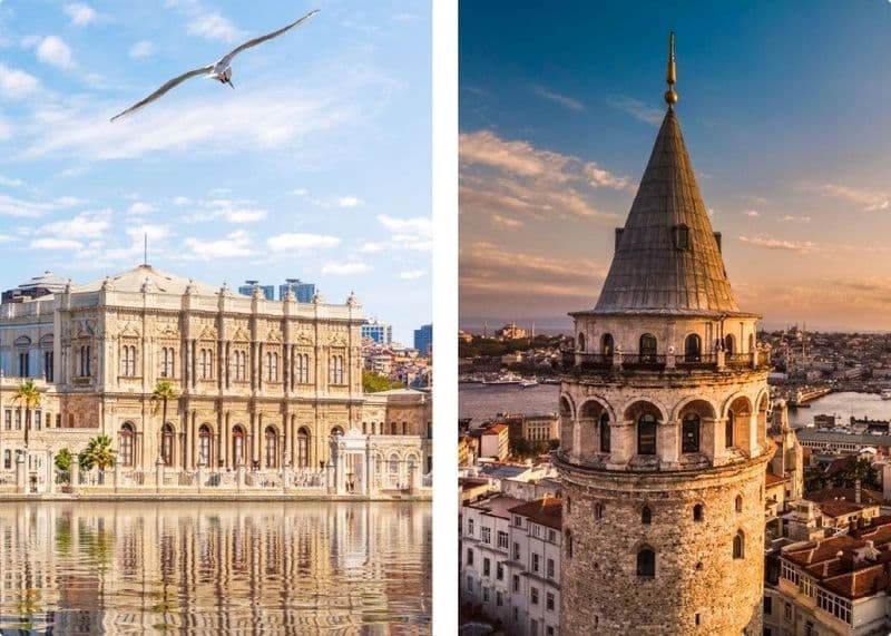Billet Skip-the-line Ticket for Dolmabahce Palace and Galata Tower