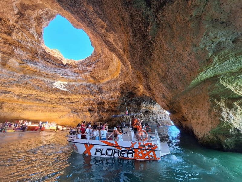 Billet Excursion en bateau dans les grottes de l'Algarve et observation des dauphins au départ d'Albufeira