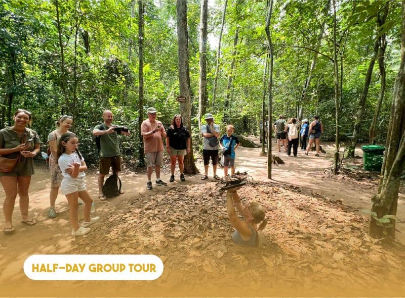 Visite historique des tunnels de Cu Chi