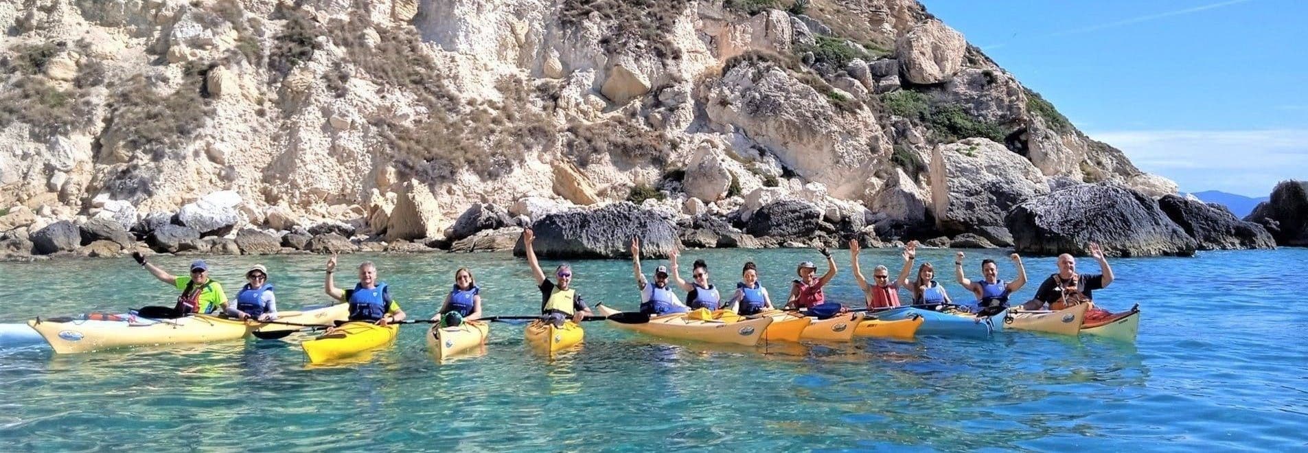 Tour en kayak dans le golfe de Cagliari