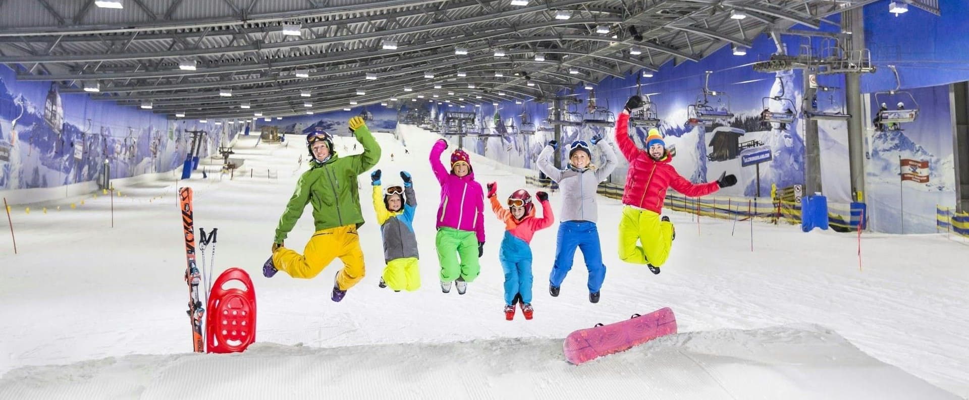 4-hour indoor ski experience in Alpenpark Neuss