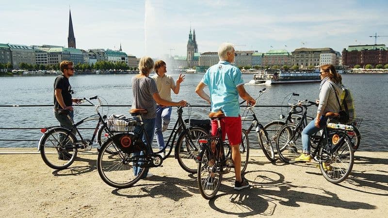 Billet Visite touristique de Hambourg à vélo en anglais
