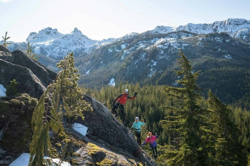 Visite guidée de la via ferrata de Squamish